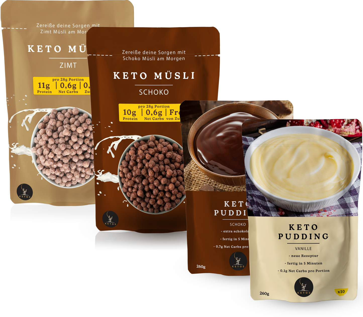 Keto Snacks Probierpaket - Süß