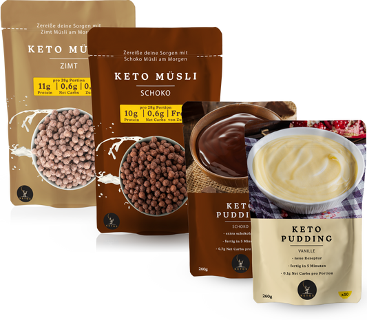 Keto Snacks Probierpaket - Süß